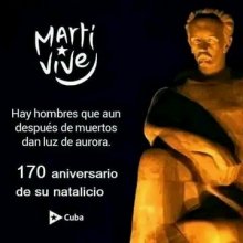 170 aniversario de José Martí 
