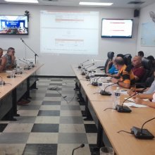 Consejo Energético Nacional presidido por el Comandante de la Revolución Ramiro Valdés Menéndez . Consejo Energético Nacional presidido por el Comandante de la Revolución Ramiro Valdés Menéndez .