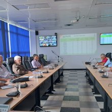 Consejo Energético Nacional presidido por el Comandante de la Revolución Ramiro Valdés Menéndez .