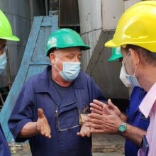 Ministro en el Mariel Ministro en el Mariel