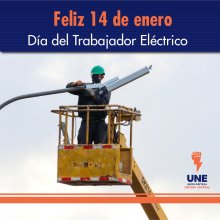14 de enero Día Del Trabajador Eléctrico