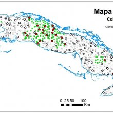 Avance del muestreo en el mapa geoquímico de Cuba. Avance del muestreo en el mapa geoquímico de Cuba.