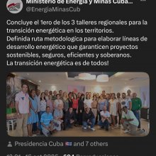 Concluye el 1ero de los 3 talleres regionales para la transición energética en los territorios. 